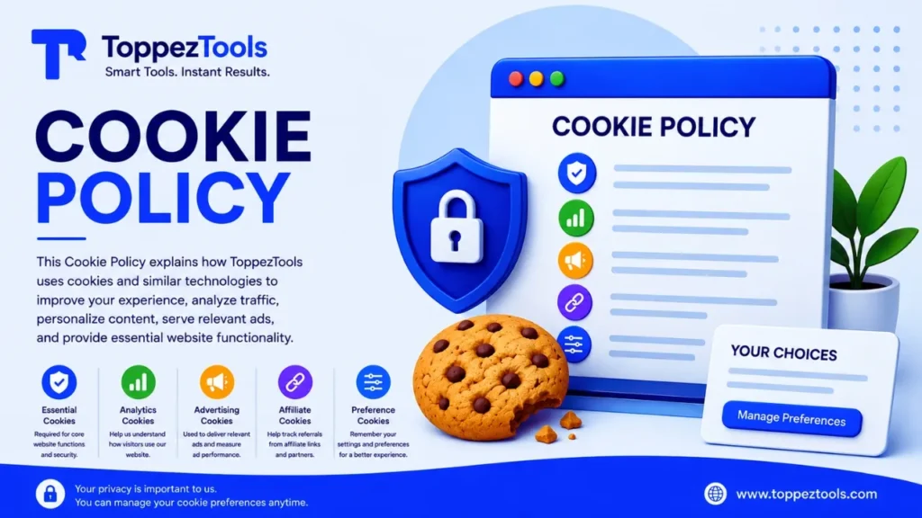 ToppezTools Cookie Policy – Cookies, Privacy, Analytics and Advertising